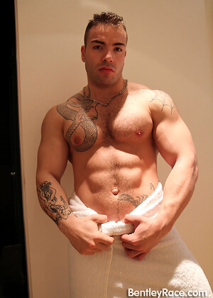Massive Max Hilton flexes and strips for Ben