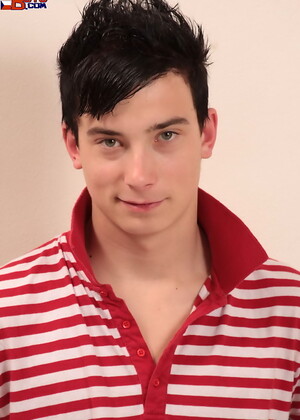 Straight twink jacking off dick