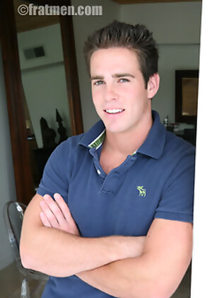 Cute jock posing