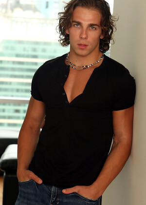 Hot curly stud naked