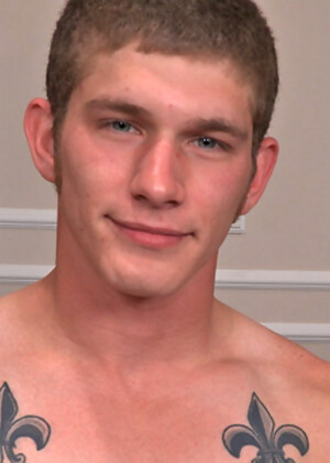 Sawyer strokes his big cock