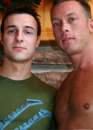 Amateur homosexuals Kevin and Cory blow each other's dick and fuck on a couch