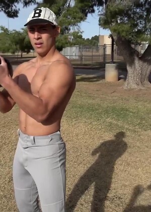 Uncut Baseball Jock Eric Cantor JERKS OFF
