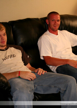 Horny roommates Tim & Jake masturbate together before having anal sex