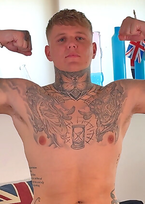 Young Straight Blond Stud Wanks his Rock Hard Uncut Cock & Squirts Cum Everywhere!
