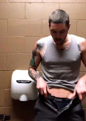 Jake Hart Public Restroom Jerk, Scene #01