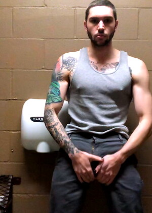 Jake Hart Public Restroom Jerk, Scene #01