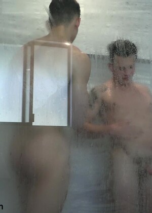 Uncut Rico Vega & Fan Boy Adam Von Clean The Cum Off Each Other Post-Scene