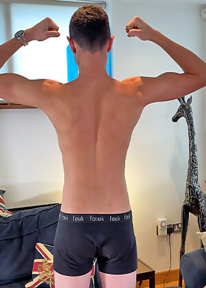 Young Straight & Tall Teen Shows off his Lean Body & Wanks his Big Uncut Cock & Cums Everywhere!