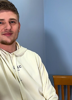 Straight Hairy Boxer's 1st Spanking & his Uncut Cock Erupts with Cum!